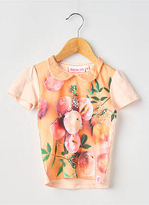 T-shirt orange FRENCHY KIDS fille
