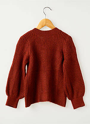 Gilet manches longues marron ONLY fille
