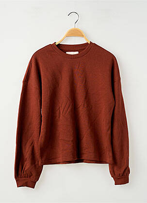 Sweat-shirt marron ONLY fille