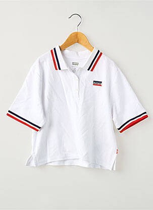 Polo blanc LEVIS fille