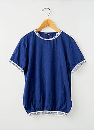 T-shirt bleu GUESS fille