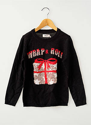 Pull noir ONLY fille
