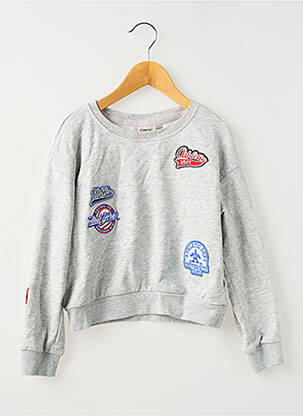 Sweat-shirt gris ONLY fille