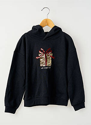 Sweat-shirt noir ONLY fille