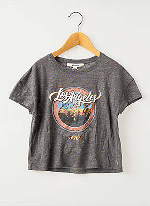 T-shirt gris GARCIA fille