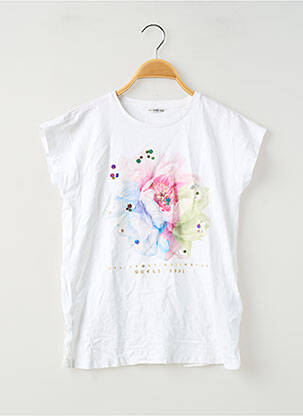 T-shirt blanc GUESS fille