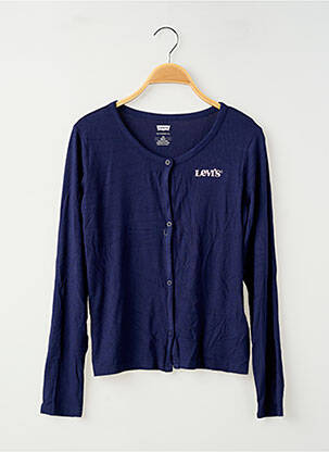 Gilet manches longues bleu LEVI'S fille