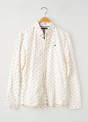 Chemise manches longues blanc TOMMY HILFIGER garçon