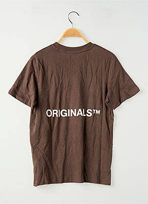 T-shirt marron JACK & JONES garçon
