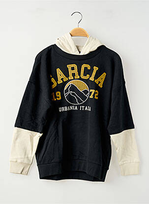 Sweat-shirt à capuche noir GARCIA garçon
