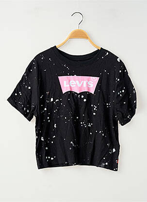 T-shirt noir LEVIS fille