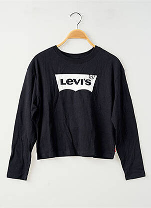 T-shirt noir LEVIS fille