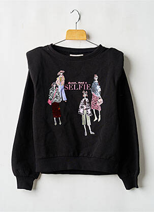 Sweat-shirt noir ONLY fille