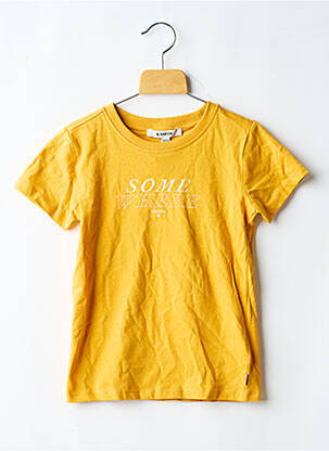 T-shirt jaune GARCIA fille
