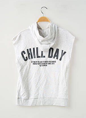 Sweat-shirt à capuche gris GARCIA garçon