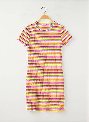 Robe mi-longue rose GUESS fille