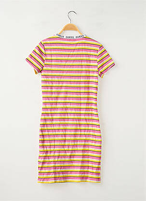 Robe mi-longue rose GUESS fille