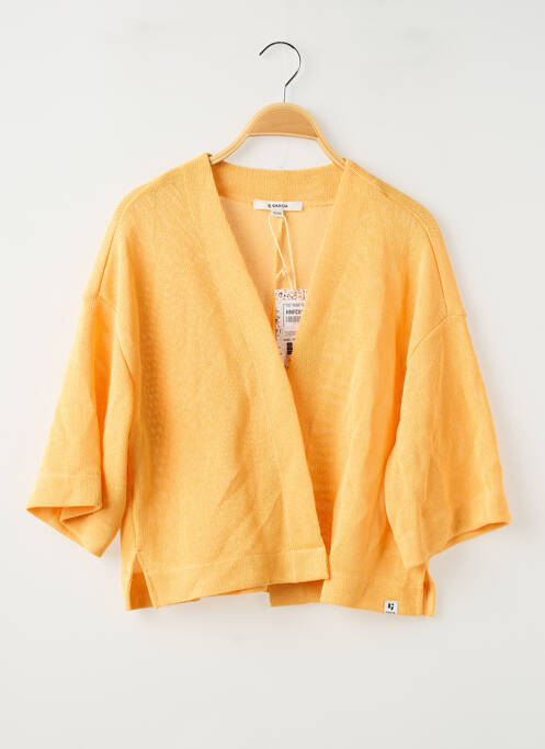 Gilet manches longues ocre GARCIA fille
