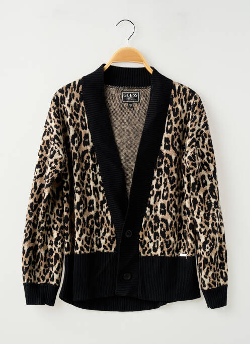 Gilet manches longues marron GUESS fille