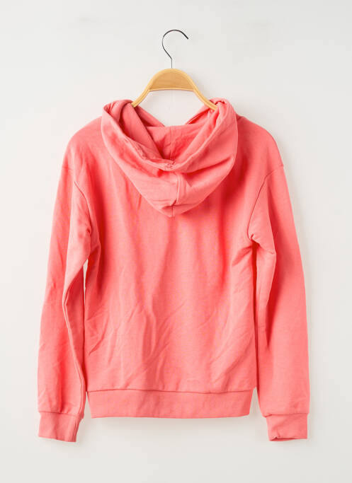 Sweat-shirt à capuche orange ONLY fille