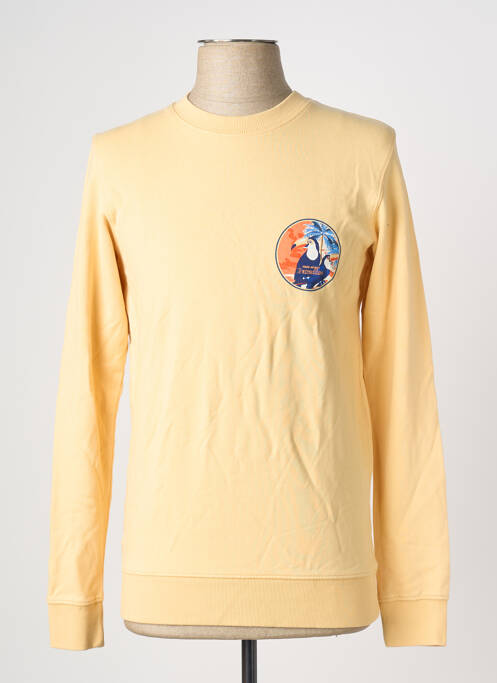 Sweat-shirt jaune JACK & JONES garcon