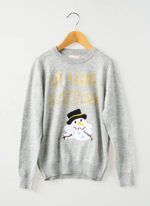 Pull gris ONLY fille