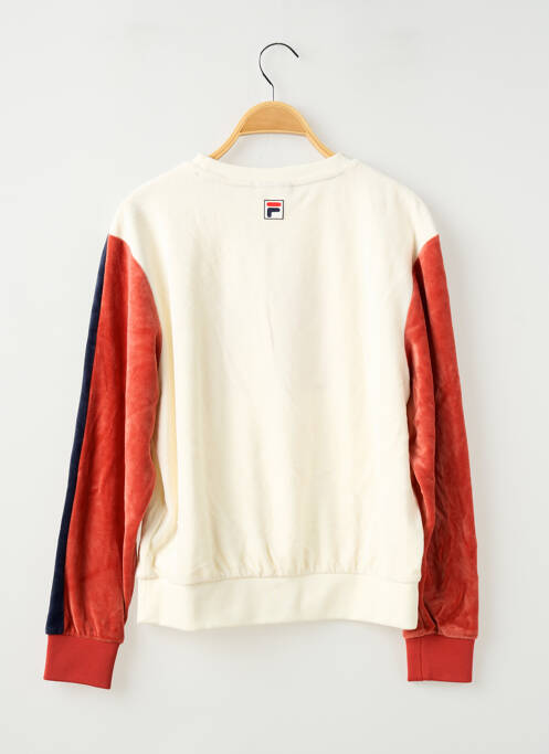 Sweat-shirt blanc FILA fille