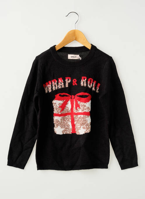 Pull noir ONLY fille