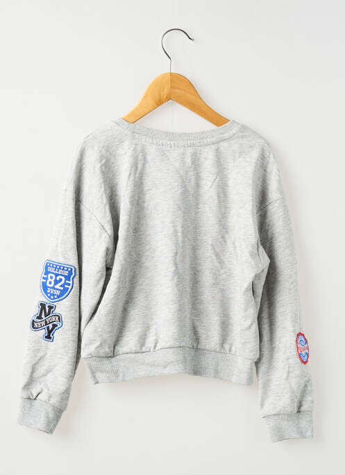 Sweat-shirt gris ONLY fille