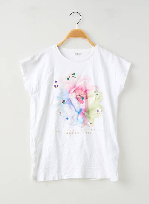 T-shirt blanc GUESS fille