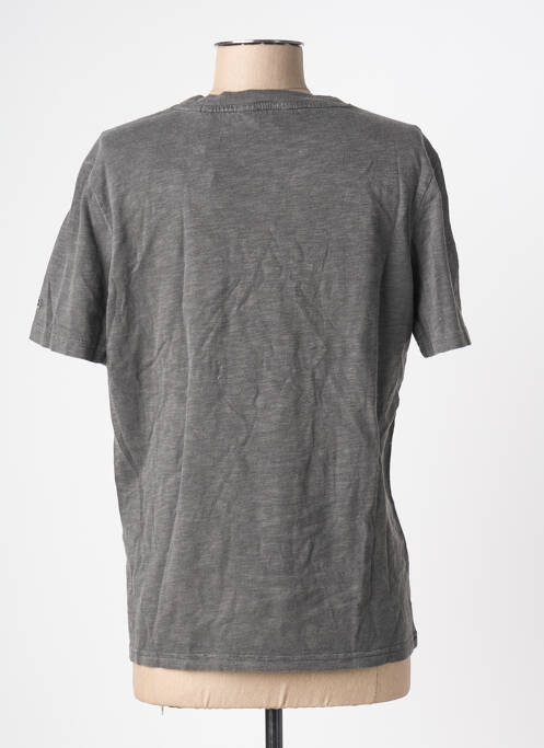 Top gris SUPERDRY femme