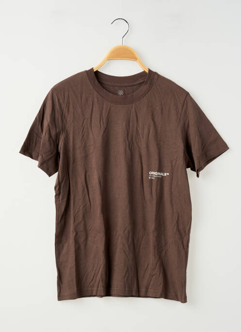 T-shirt marron JACK & JONES garçon