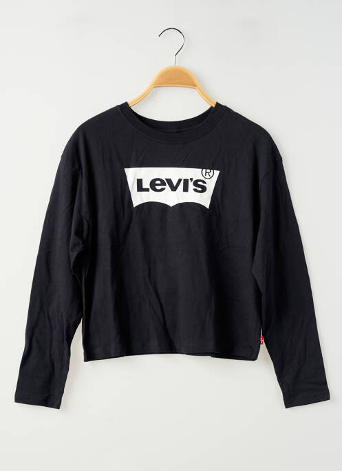 T-shirt noir LEVIS fille