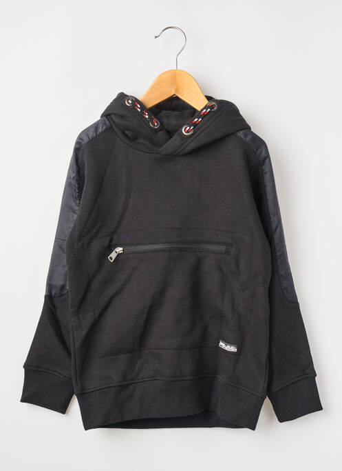 Sweat-shirt à capuche noir GARCIA garçon