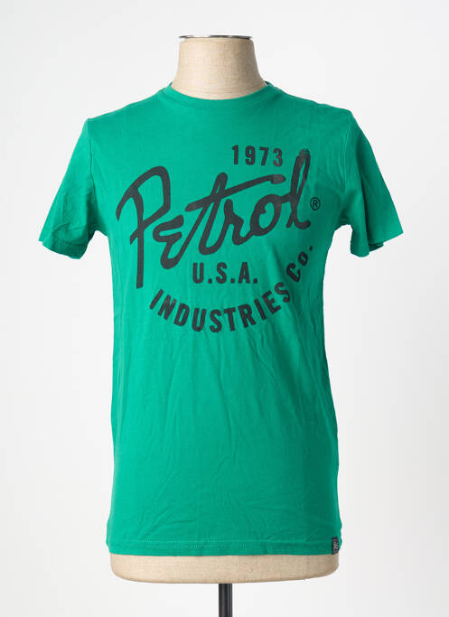 T-shirt vert PETROL INDUSTRIES garçon