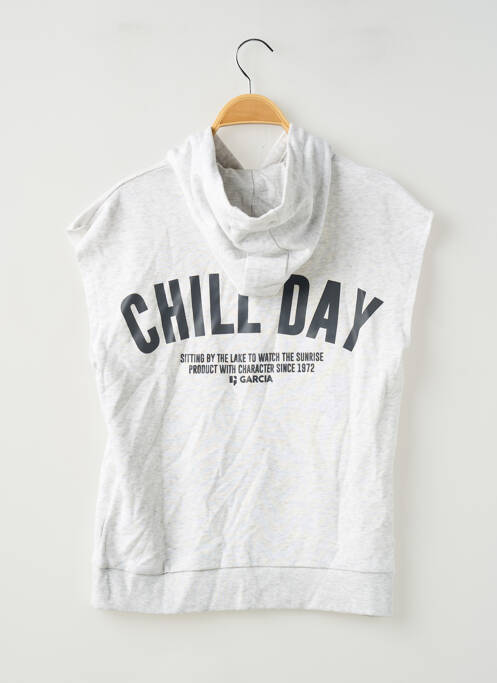 Sweat-shirt à capuche gris GARCIA garçon