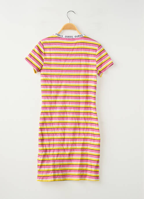 Robe mi-longue rose GUESS fille