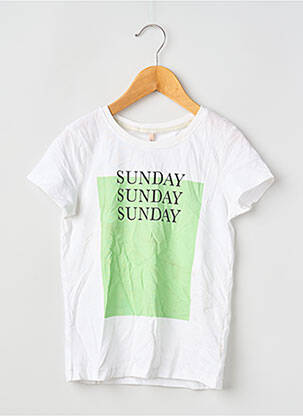 T-shirt blanc ONLY fille