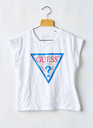 T-shirt blanc GUESS fille