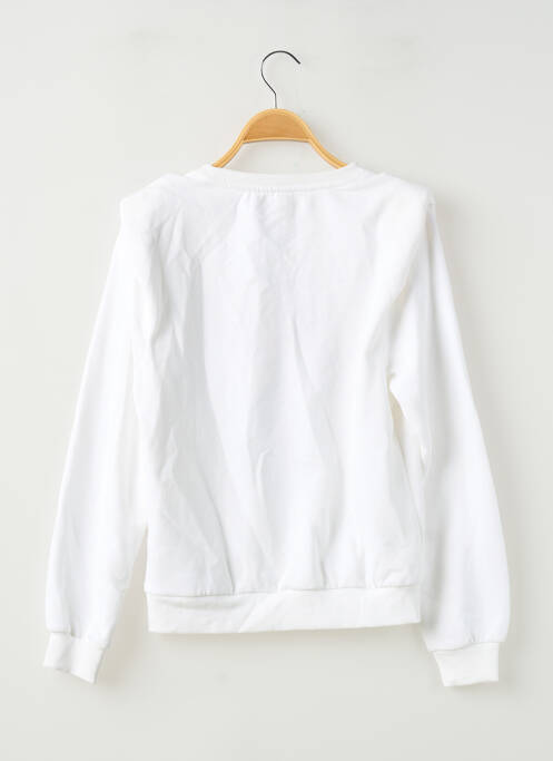 Sweat-shirt blanc ONLY fille