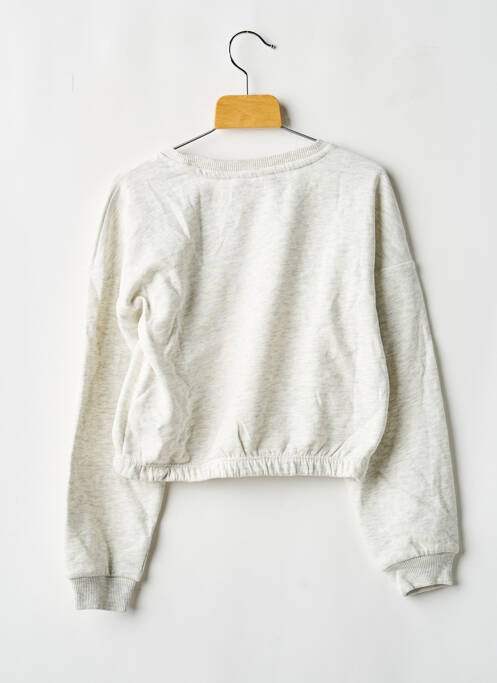 Sweat-shirt blanc ONLY fille