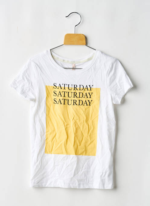 T-shirt blanc ONLY fille