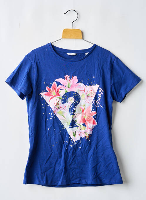 T-shirt bleu GUESS fille