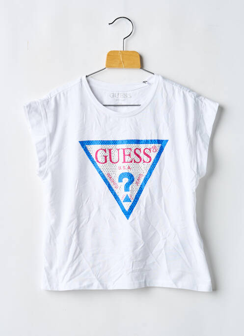 T-shirt blanc GUESS fille