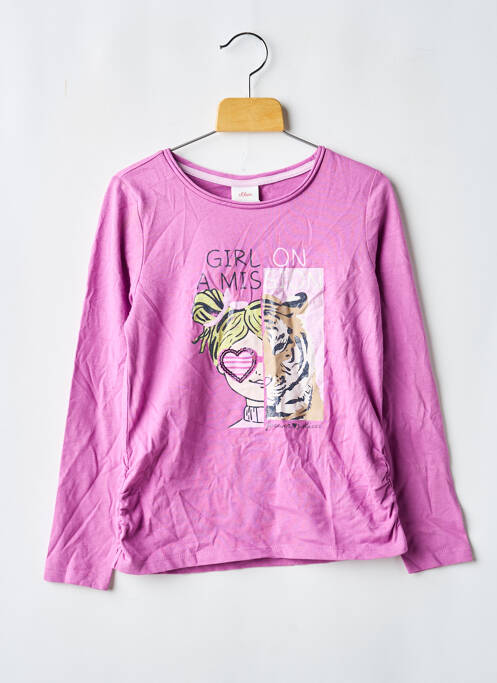 T-shirt violet S.OLIVER fille