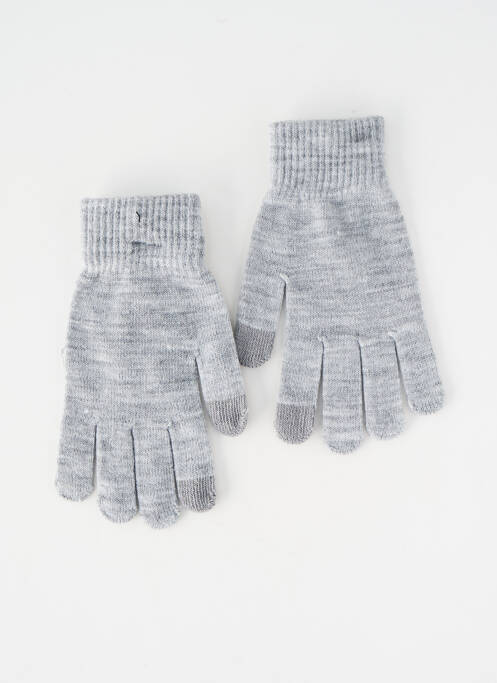 Gants gris PIECES femme