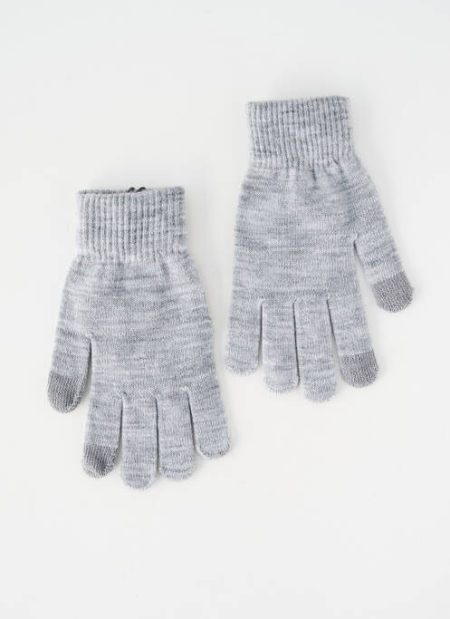 Gants gris PIECES femme