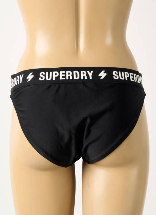 Bas de maillot de bain noir SUPERDRY femme