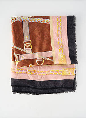 Foulard marron GUESS femme