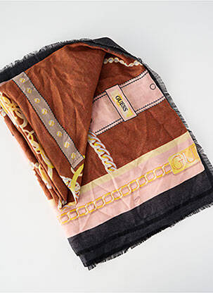 Foulard marron GUESS femme